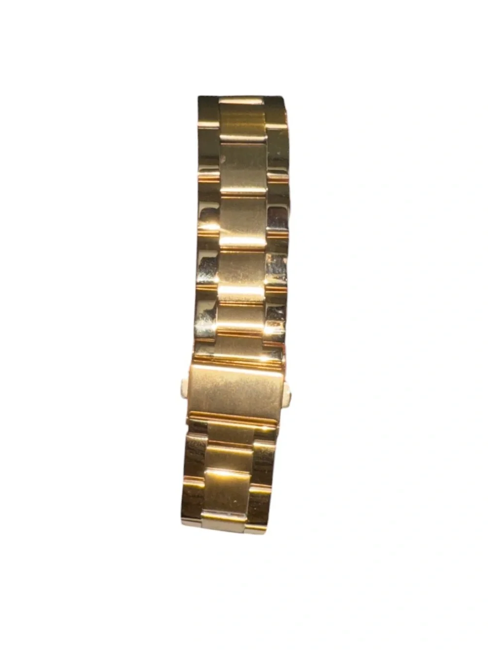 Blue Dial Gold-Tone Bracelet Watch